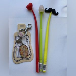 3 Bamini Pen & Best Friends Keychain